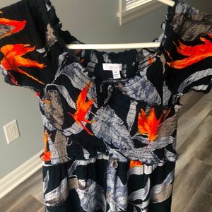Patrons of Peace off shoulder jumpsuit NWOT